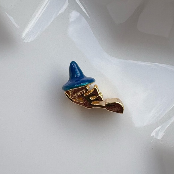 Peanuts Woodstock Halloween gold witch charm for Gnoce bracelet - Picture 3 of 6